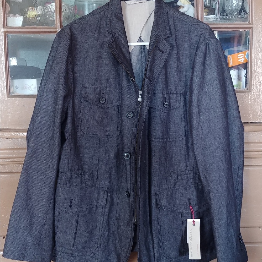Banana Republic Denim Blazer 42S